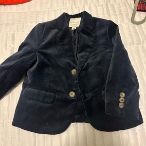 Janie & Jack Velvet blazer